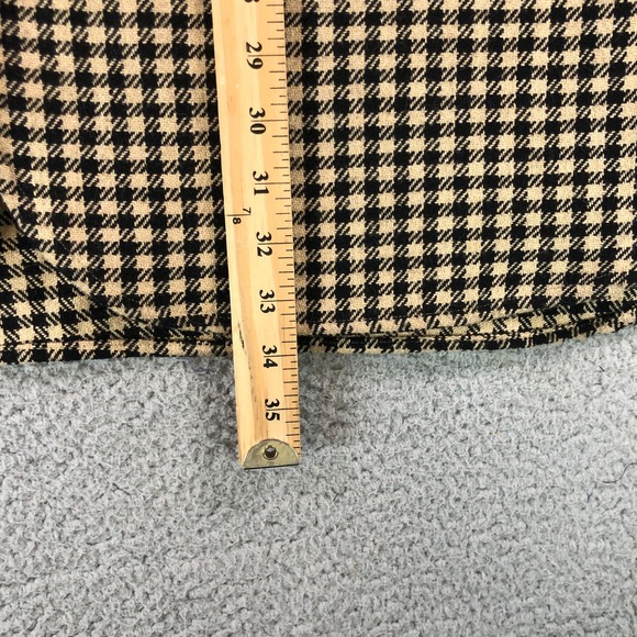 RRL Ralph Lauren Shirt Mens XL Beige Houndstooth Wool Elbow Patch Made In USA - Picture 15 of 15